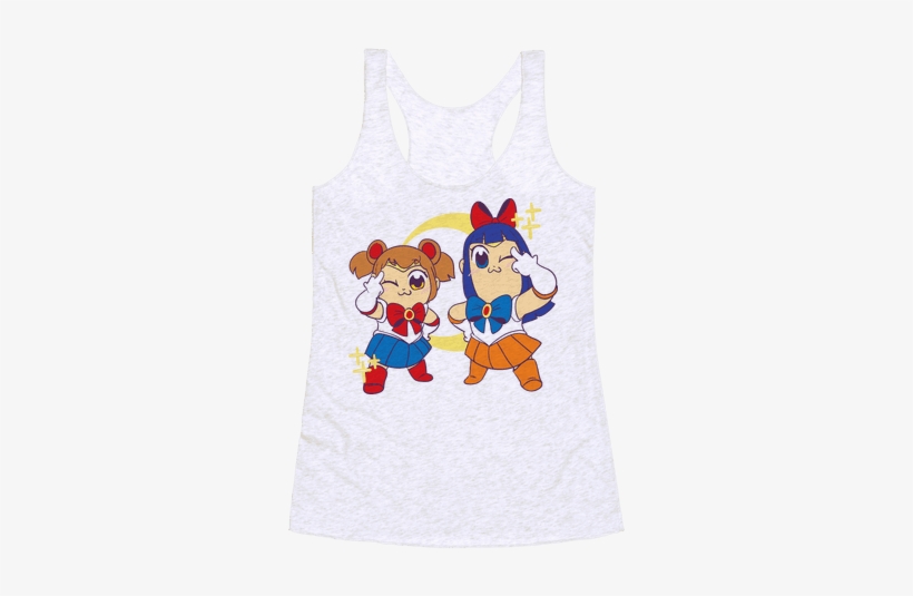 Pretty Sailor Pop Team Epic Racerback Tank Top - Pop Team Epic Shirt, transparent png