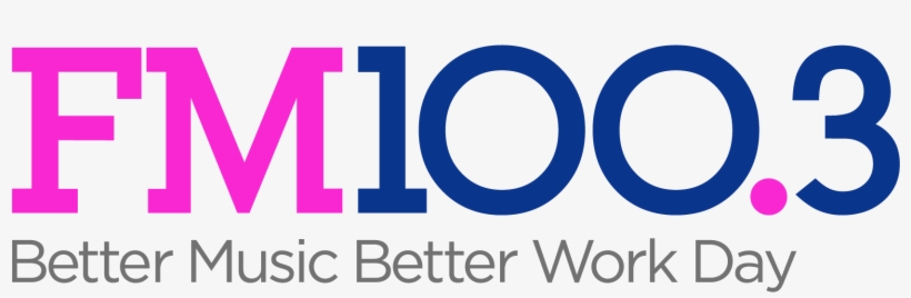 3 Better Music Better Work Day - Fm 100.3 Logo, transparent png