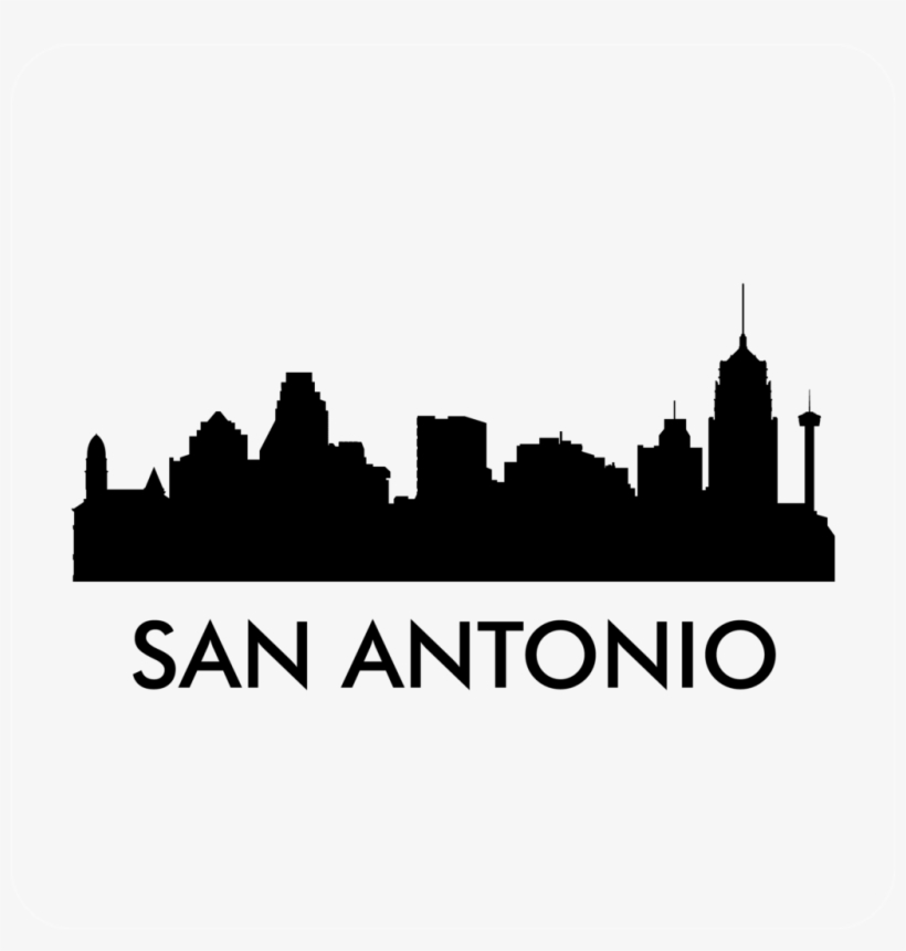 San Antonio Silhouette Novelty Metal Magnet M-8722, transparent png