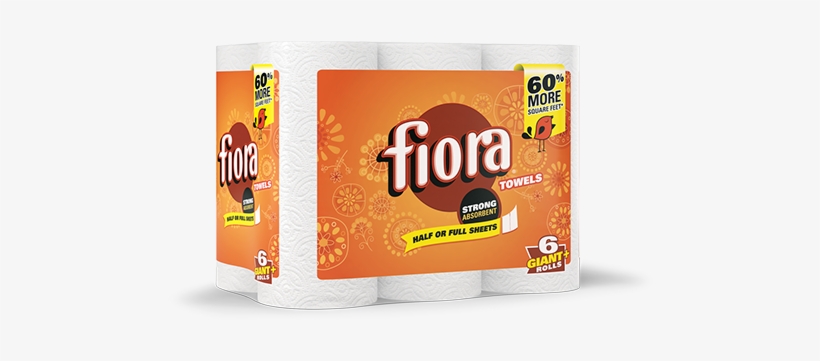Fiora® Paper Towel Giant Rolls - Fiora Paper Towels Mega Rolls, transparent png