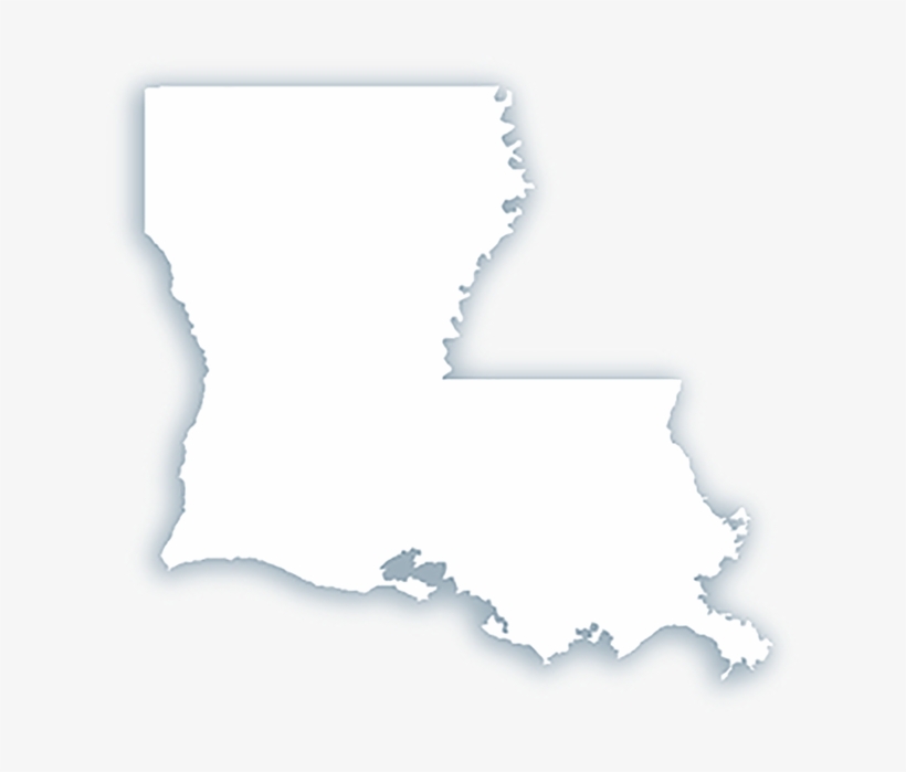 8-2xlouisiana Shadowed Member - Louisiana Shape, transparent png