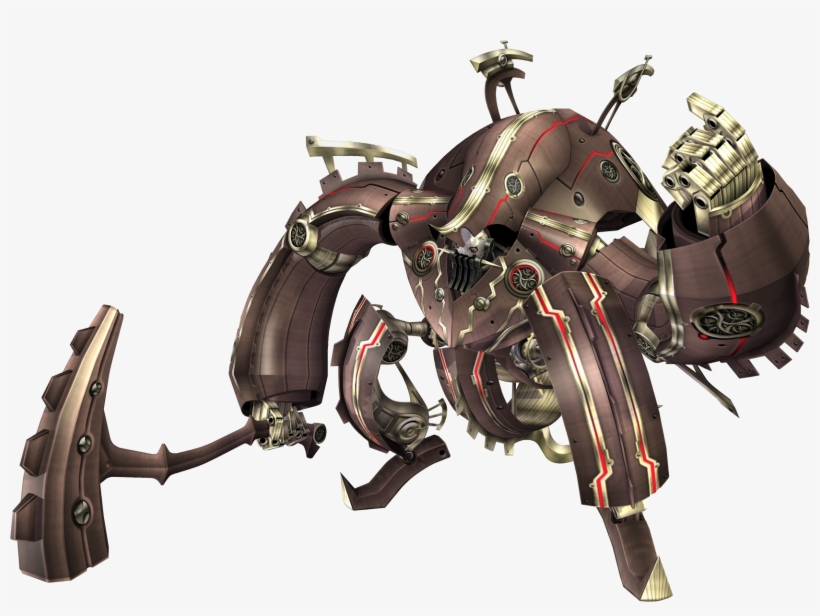 Xenoblade Chronicles Faced Mechon, transparent png
