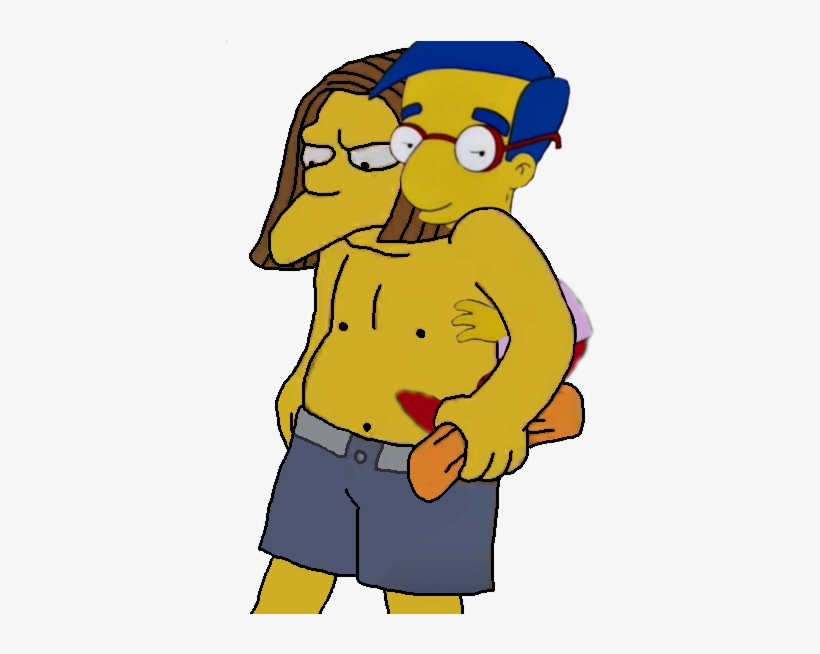 Milhouse Hugging Dolph - January 12, transparent png