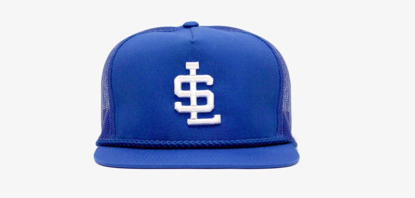 Blue Trucker Snapback Slothlete - Los Angeles Dodgers, transparent png