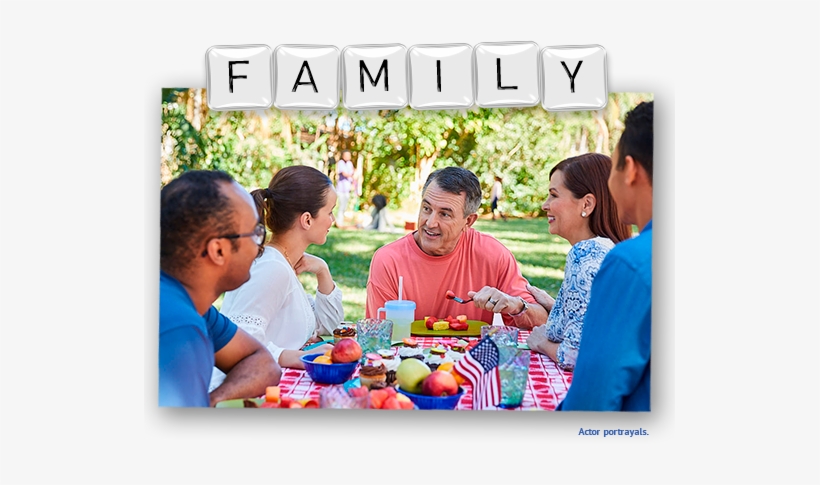Family Members Having A Picnic - Picnic, transparent png