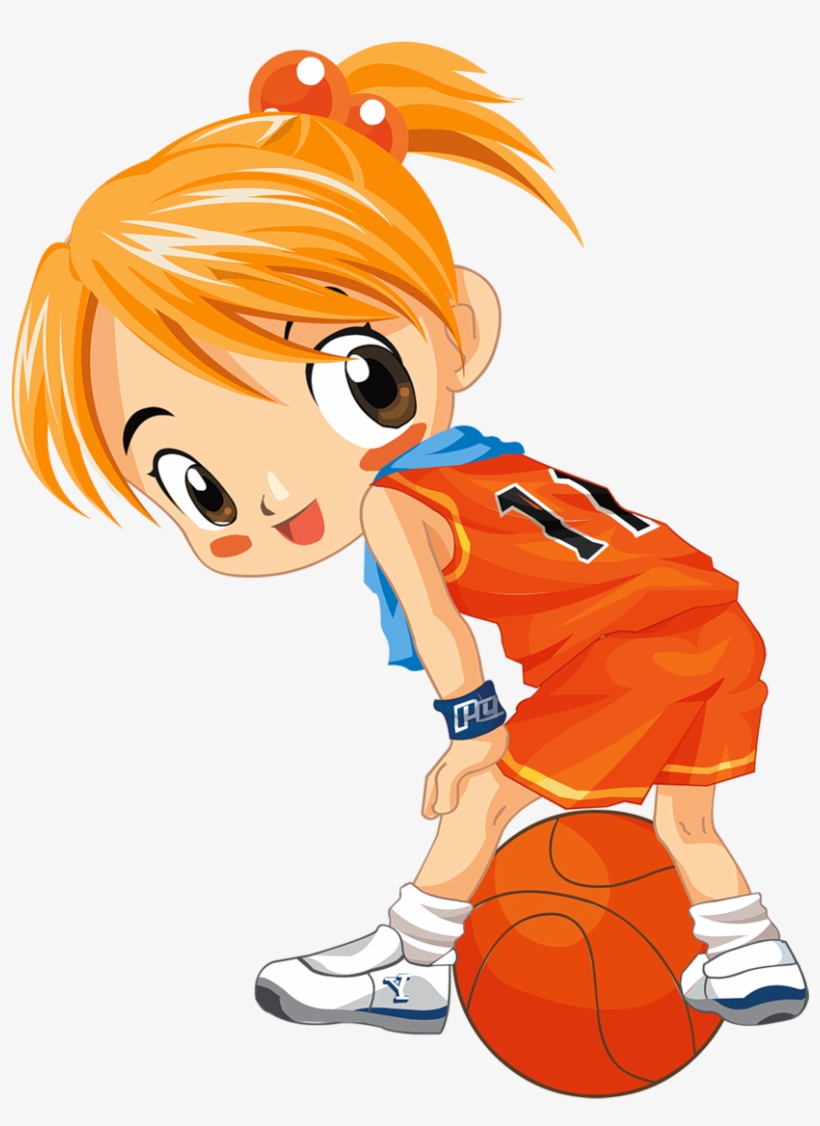 Láminas Infantiles Y Para Adolescentes - Basquet Bol Femenil Anime, transparent png