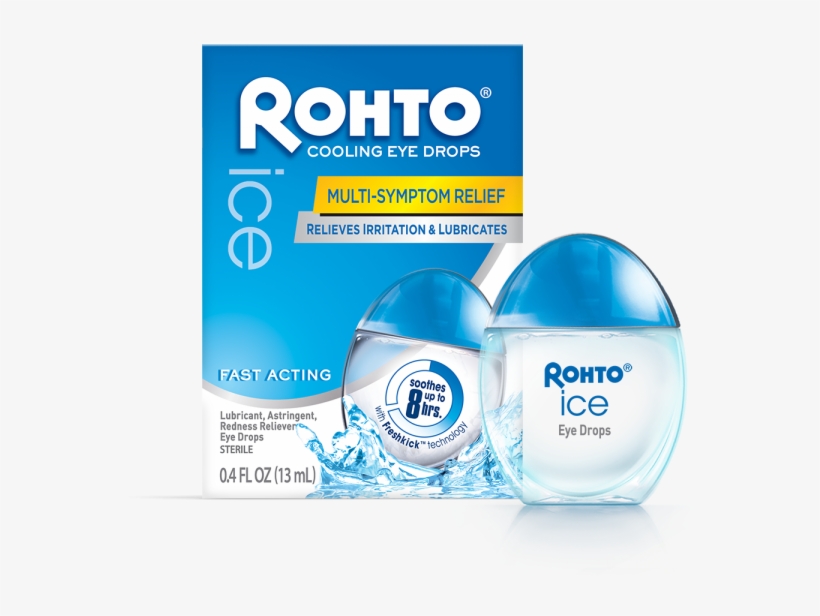 Rohto Cartonbottle 1000 Ice - Rohto Red Eye Drops, transparent png