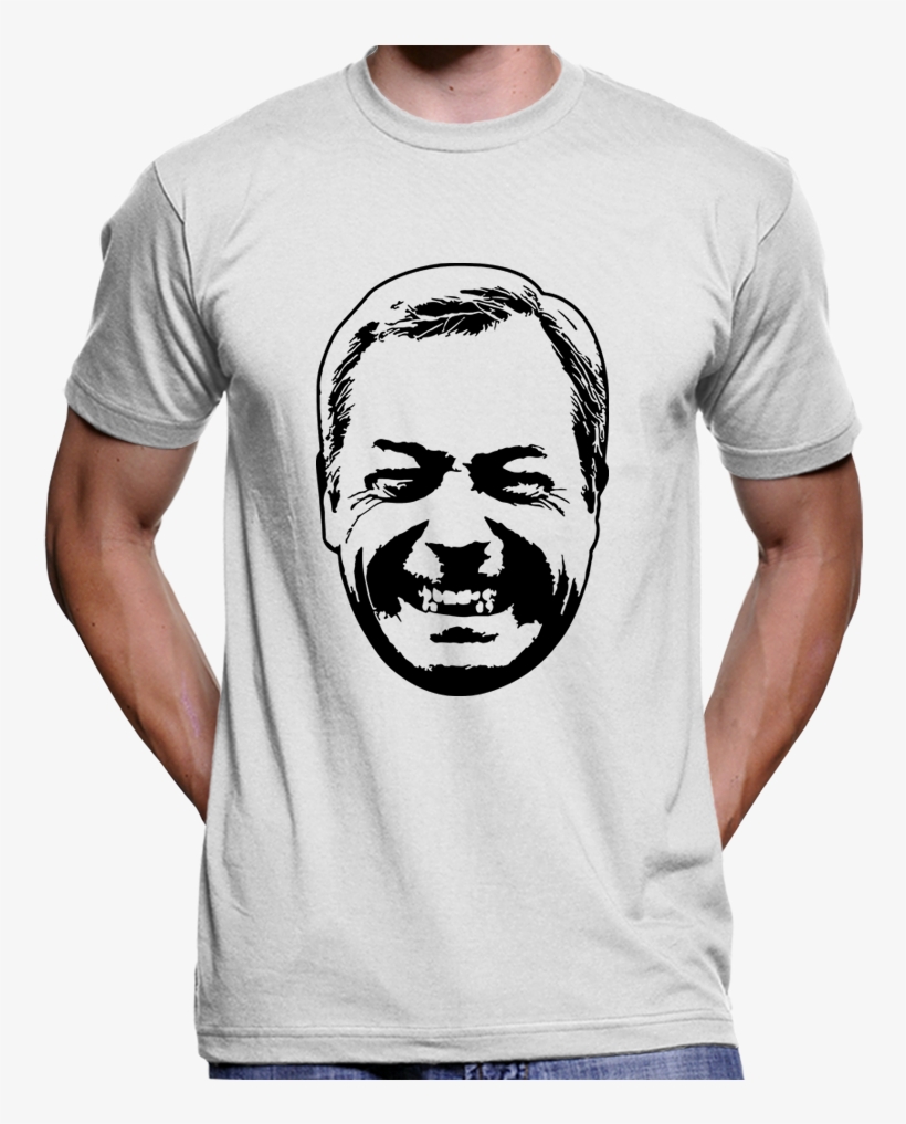 Nigel Farage Laughing Brexit Ukip T-shirt / Hoodie - Free Tommy Robinson T Shirts, transparent png