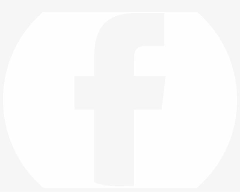 Facebook White Circle - Cross, transparent png