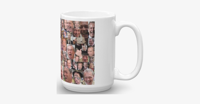 Infinite Nigel Farage Mug - Pink Fri-yay Mug - 15oz, transparent png