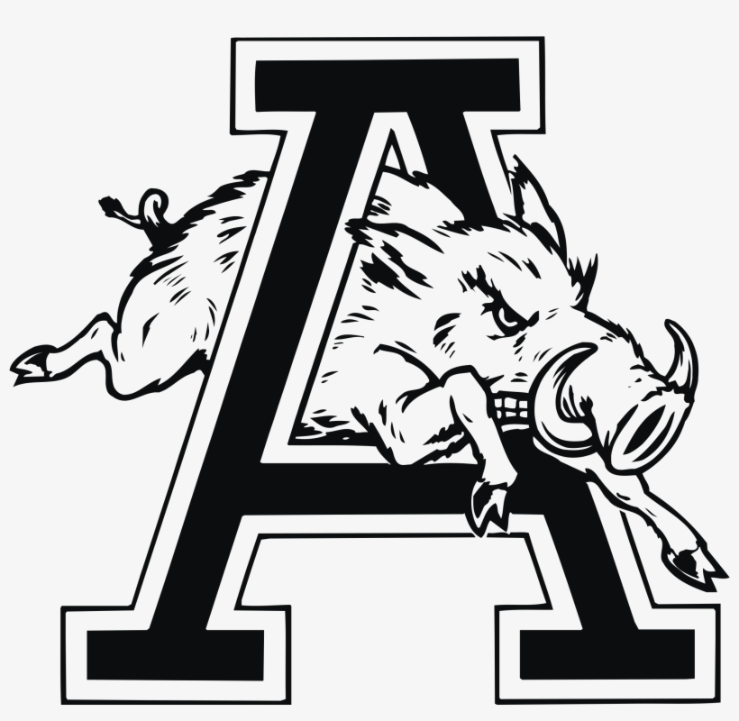 Arkansas Razorback Logo Png Transparent - Vintage Arkansas Razorback Logo, transparent png