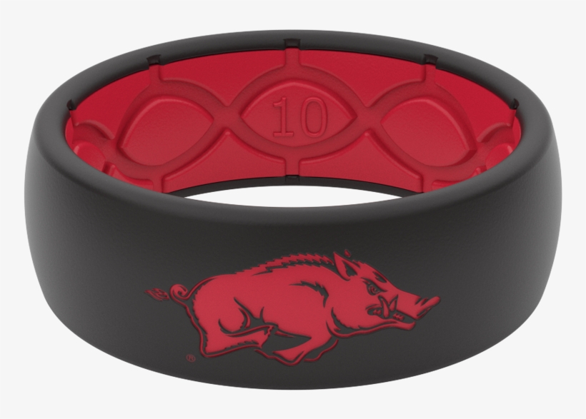 Arkansas Razorbacks Collegiate Silicone Rings - Arkansas Silicone Ring, transparent png