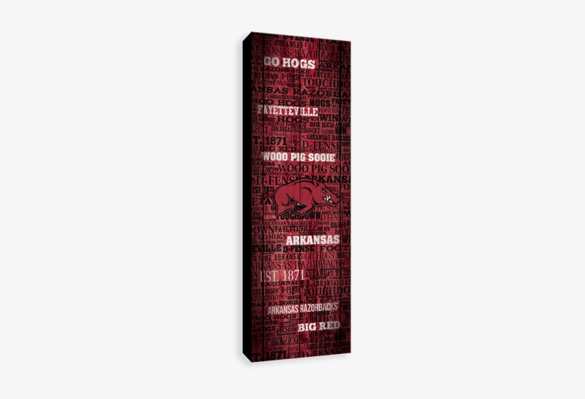 Arkansas Razorbacks Typography On Wood - Eye Shadow, transparent png