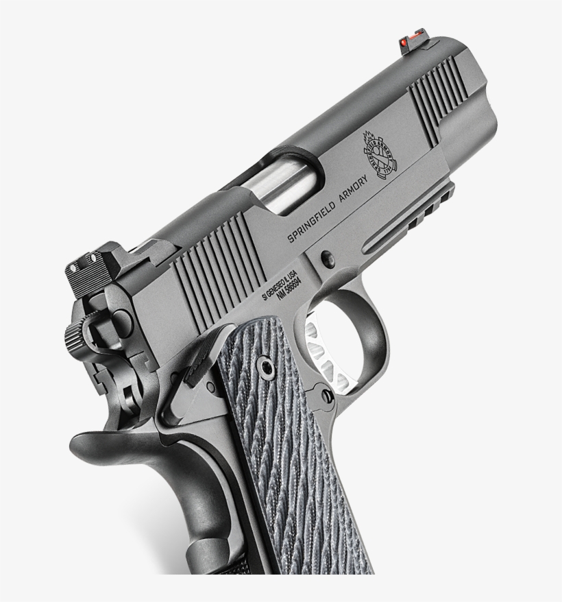 Springfield Armory States “the Forged Slide And Frame, - 10mm Auto, transparent png