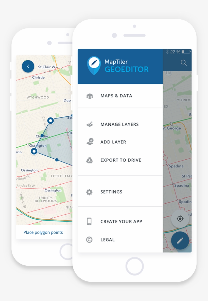 Geoeditor Screen - Smartphone, transparent png