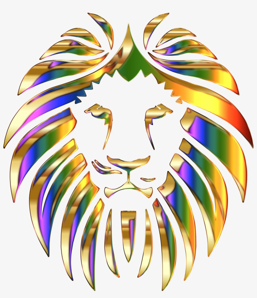 Rainbow Clipart Lion - Lion, transparent png