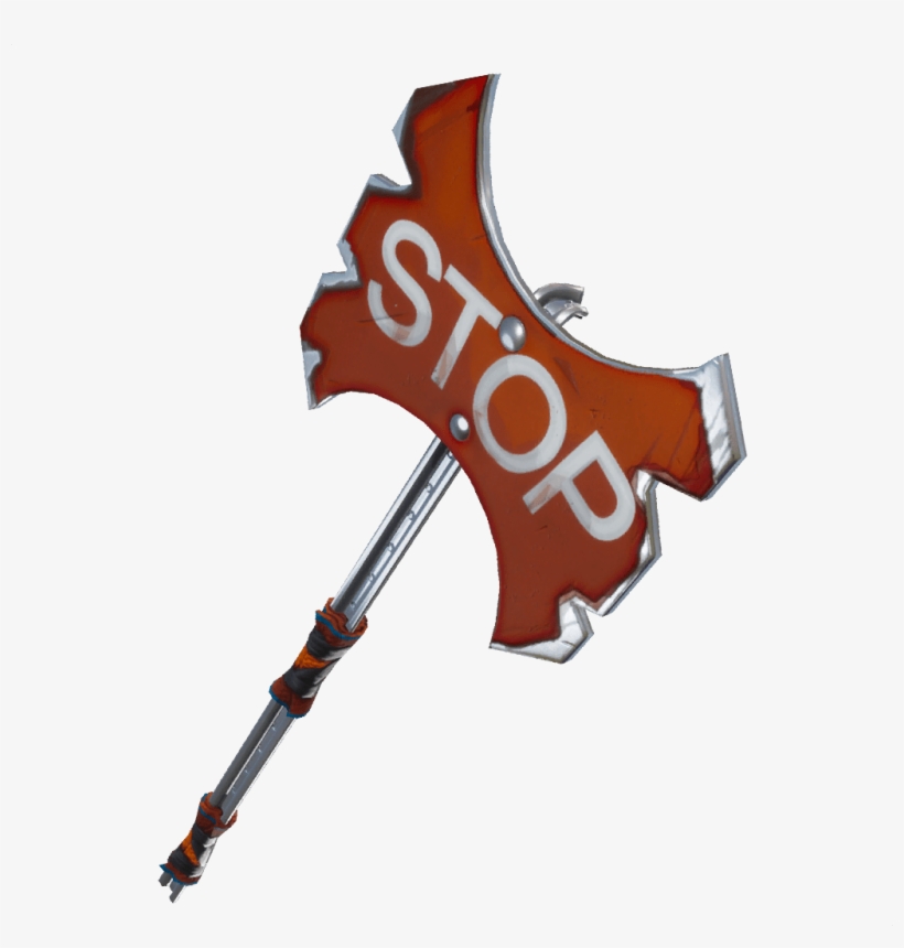 Stop Axe Image 2 - Fortnite Pickaxes Season 4, transparent png