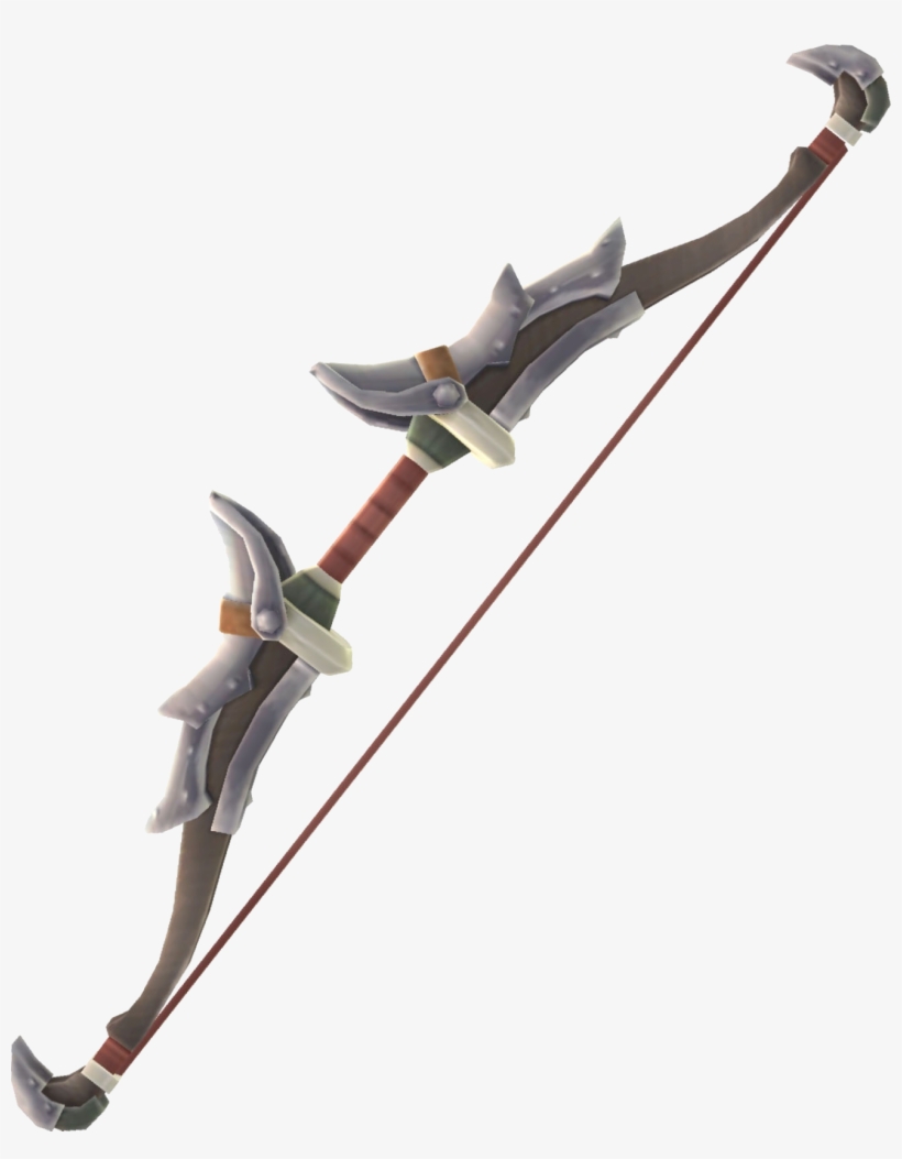 Iron Bow - Skyward Sword Iron Bow, transparent png