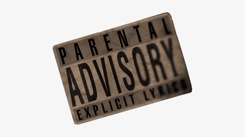 Share This Image - Parental Advisory Symbol, transparent png