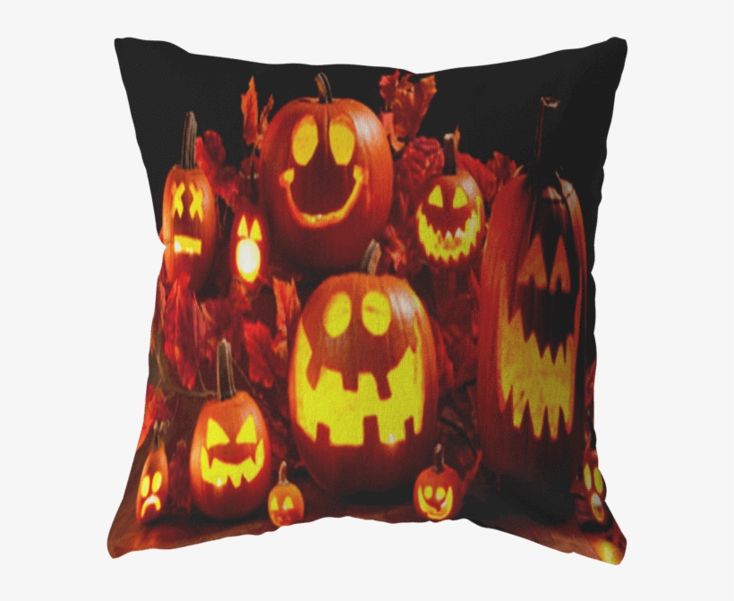 Jack O Lantern Throw Pillow - Masterland, transparent png