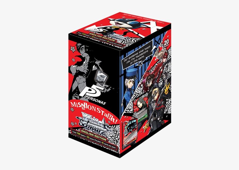 Persona 5 Weiss Schwarz Box, transparent png