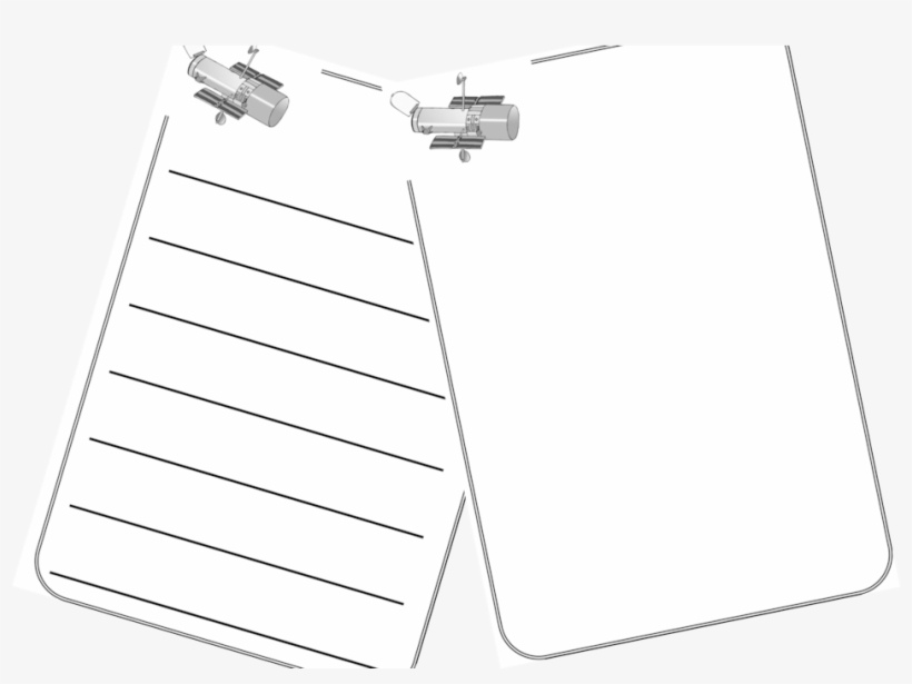 Telescope Writing Sheets, transparent png