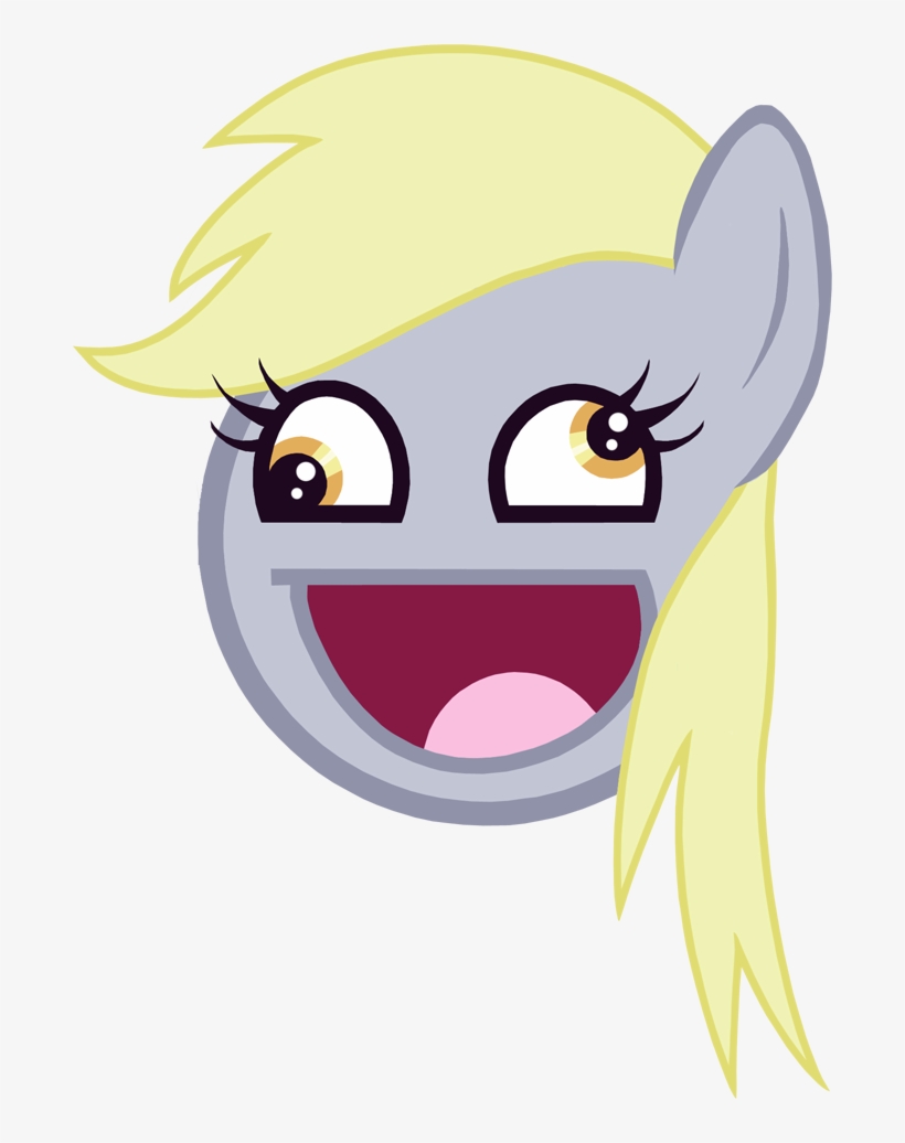 Derpy Hooves Rainbow Dash Applejack Pony Princess Luna - My Little Pony Awesome Face, transparent png