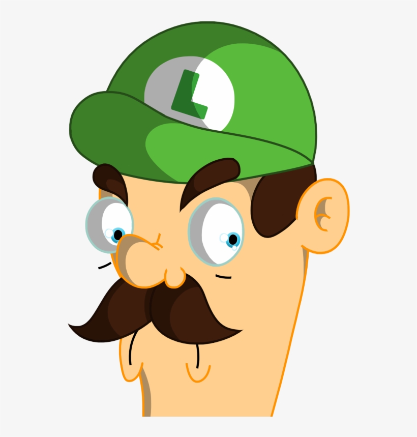 The Internet Reacts To Luigi's Death Stare - Video Game, transparent png