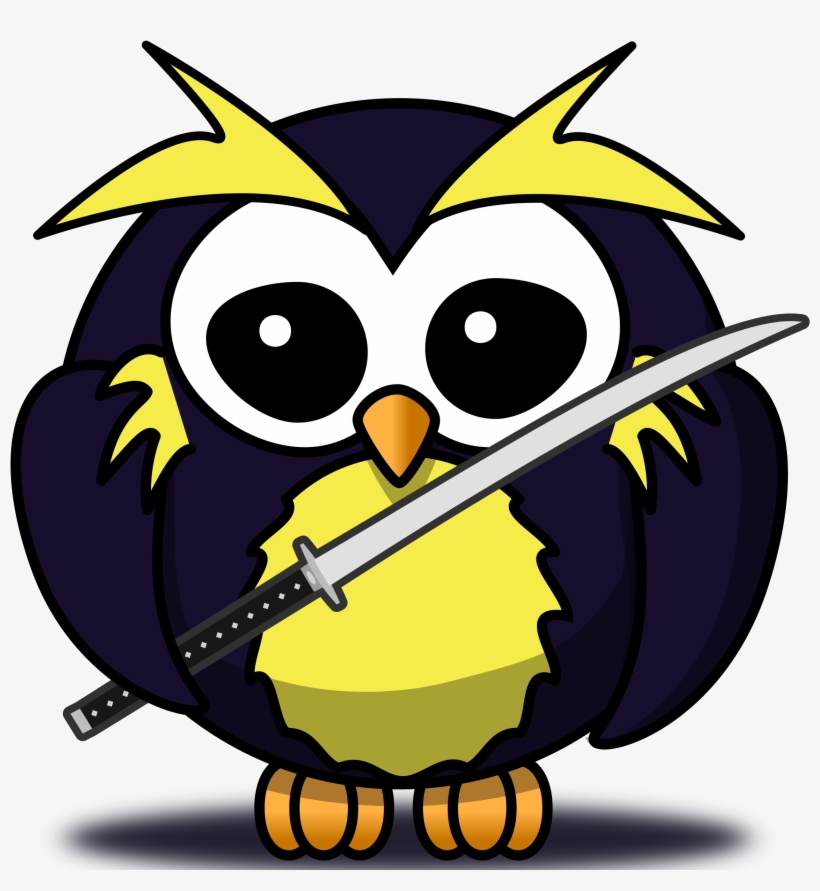 Big Image - Cartoon Owl Shower Curtain, transparent png