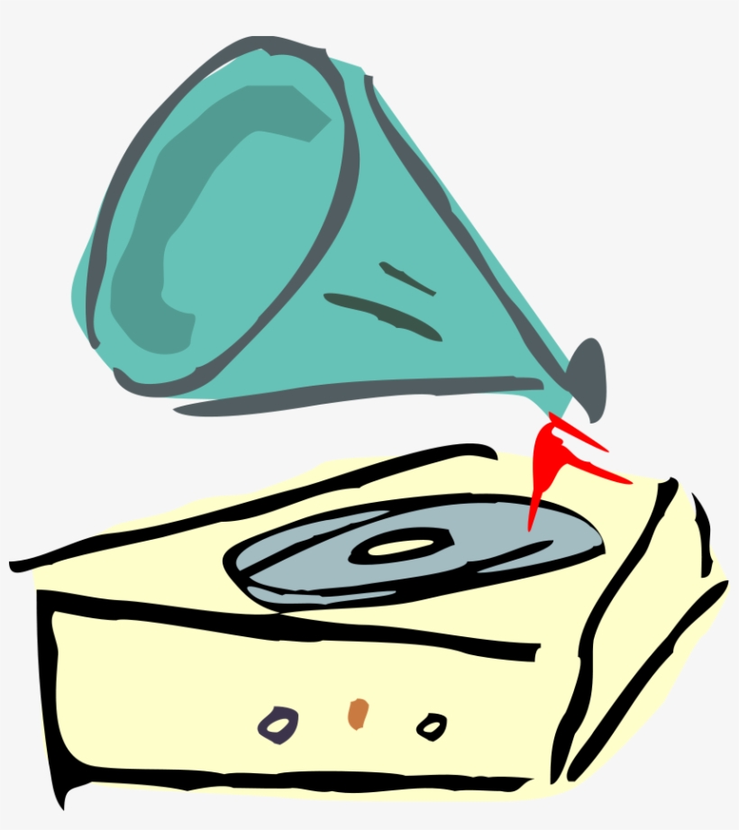Record Player Clip Art At Clker - Record Player Clipart, transparent png