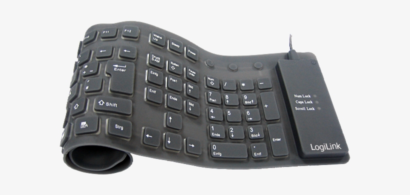 Product Image (png) - Logilink Flexible Waterproof Keyboard With Usb And, transparent png