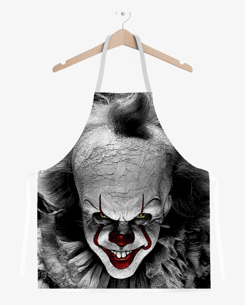 Pennywise Face ﻿classic Sublimation Adult Apron - Pennywise Hoodies, transparent png