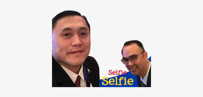 Bong Go And Allan Cayetano Selfie - Bong Go, transparent png