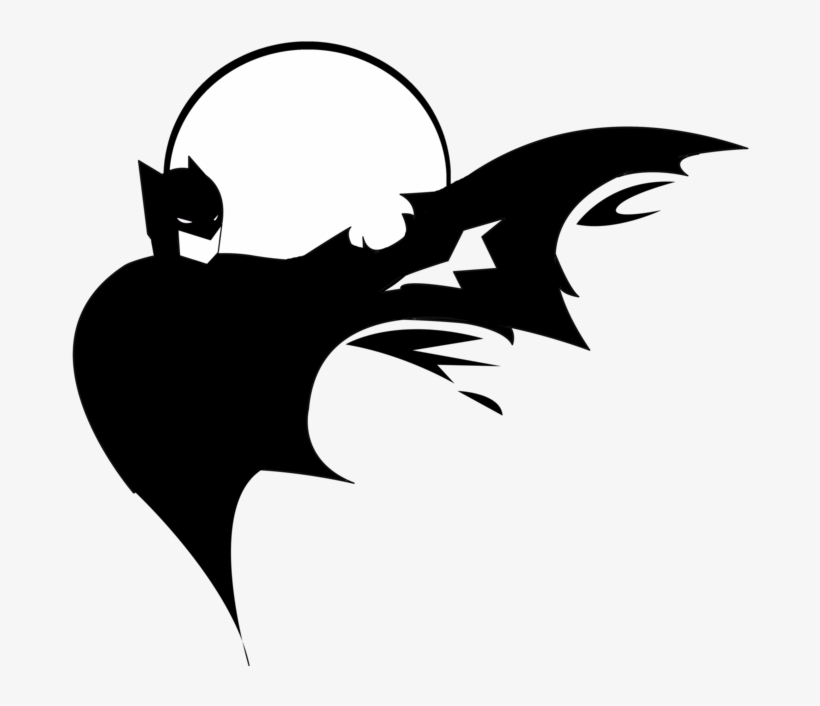 Bats Silhouette By Chrisyaro - Batman Silhouette Vector, transparent png