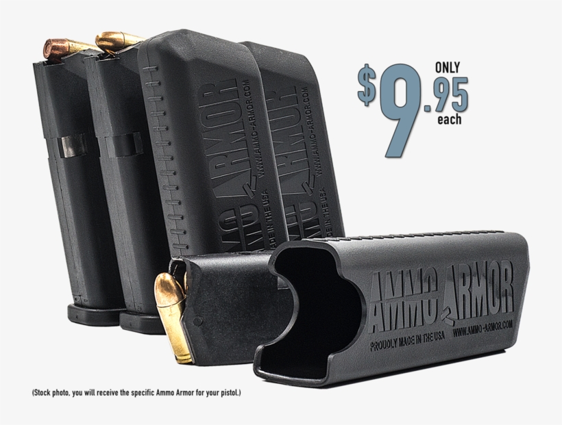 Glock 43 Ammo Armor - Ammo Magazine, transparent png