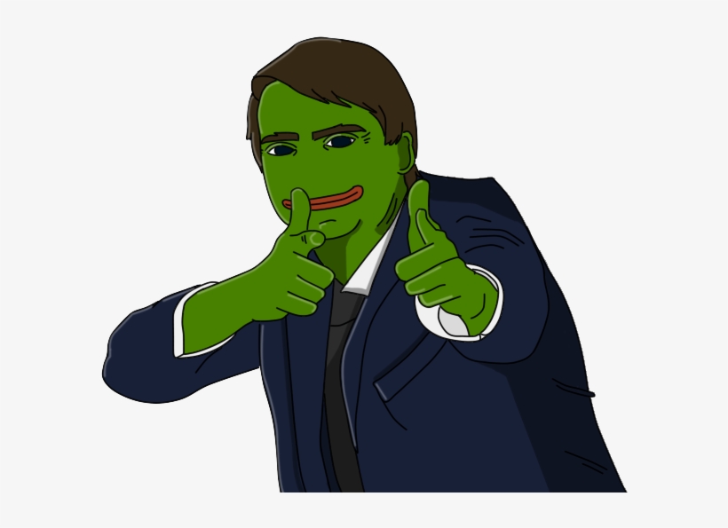 Post - Bolsonaro Pepe The Frog, transparent png