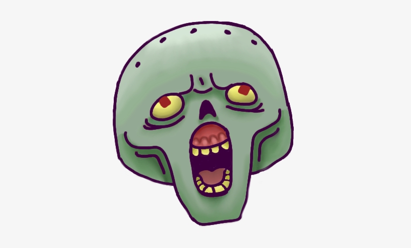 Demon Squidward - Cartoon, transparent png