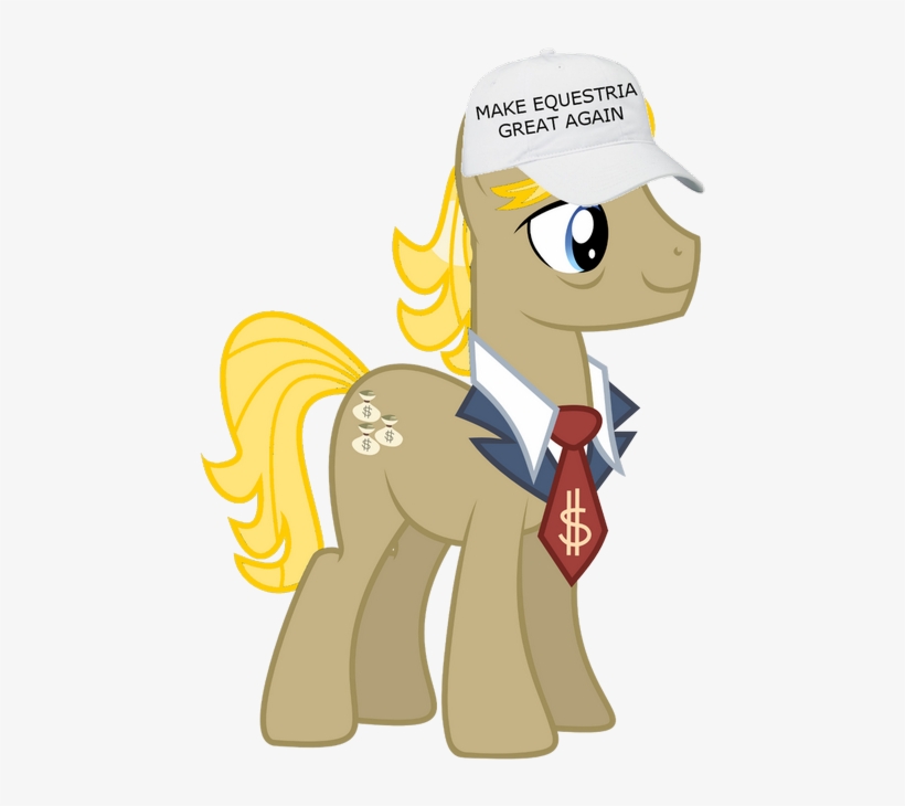Cap, Donald Trump, Edit, Filthy Rich, Hat, Make America - Donald Trump My Little Pony, transparent png