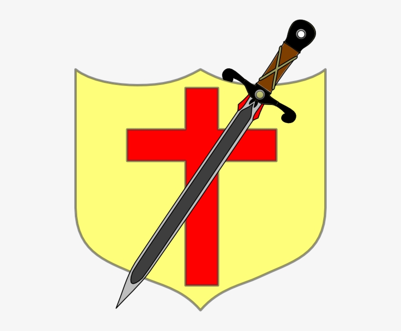 Sword And Shield - Clip Art, transparent png