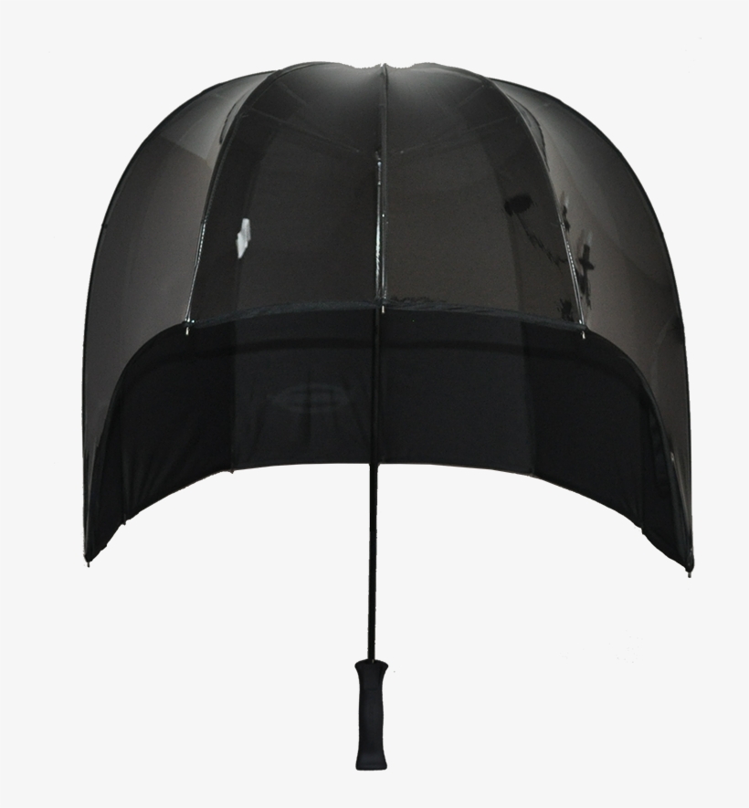 Panoramic Windproof Dome Umbrella Black Rainshaderpanoramic - Rainshader Sport Umbrella, transparent png