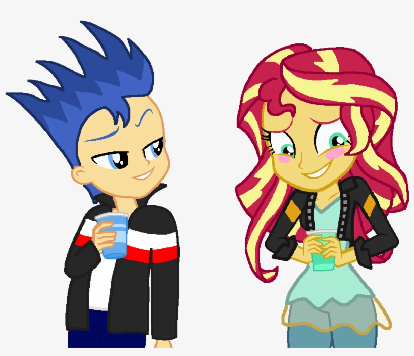 So, This Is Flash Making Sunset Blush - Visual Fan, transparent png