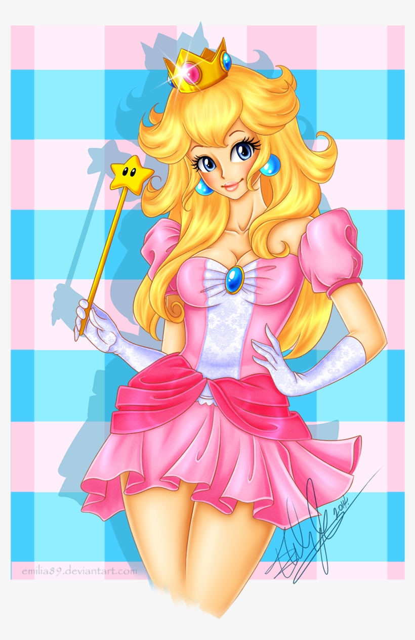 Bowser And Peach Blog Http - Princess Peach Deviantart Kia, transparent png
