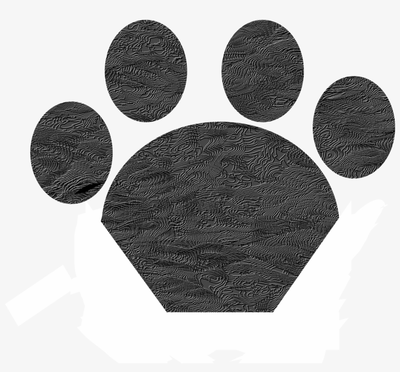 This Free Icons Png Design Of Black Cat Paw, transparent png