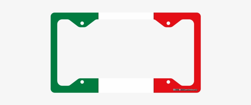 Rainbow License Plate Frame, transparent png