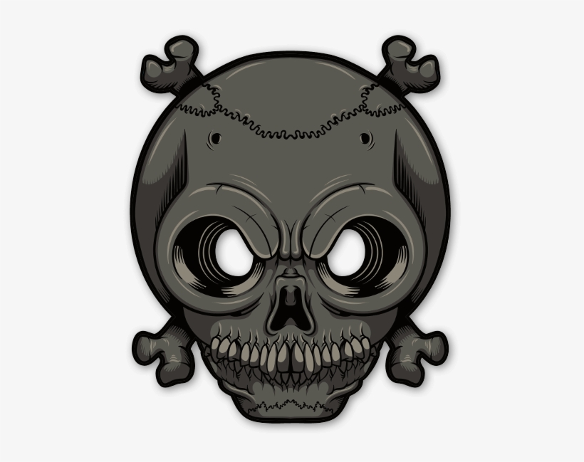 Glowing Eyes - Skull Sticker - Eye, transparent png