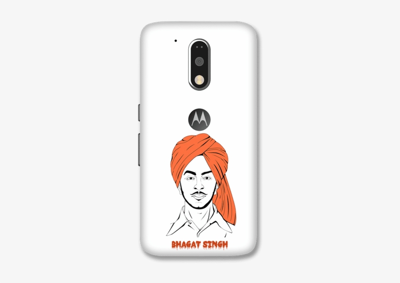 Moto G4 Plus Designer Hard Plastic Phone Cover From - Real Hero Bhagat Singh, transparent png