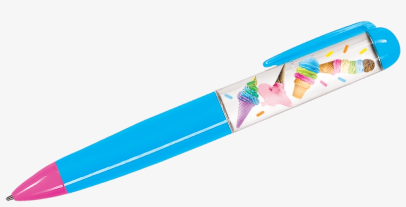 Ice Cream Cone Floaty Pen - Ice Cream Cone, transparent png
