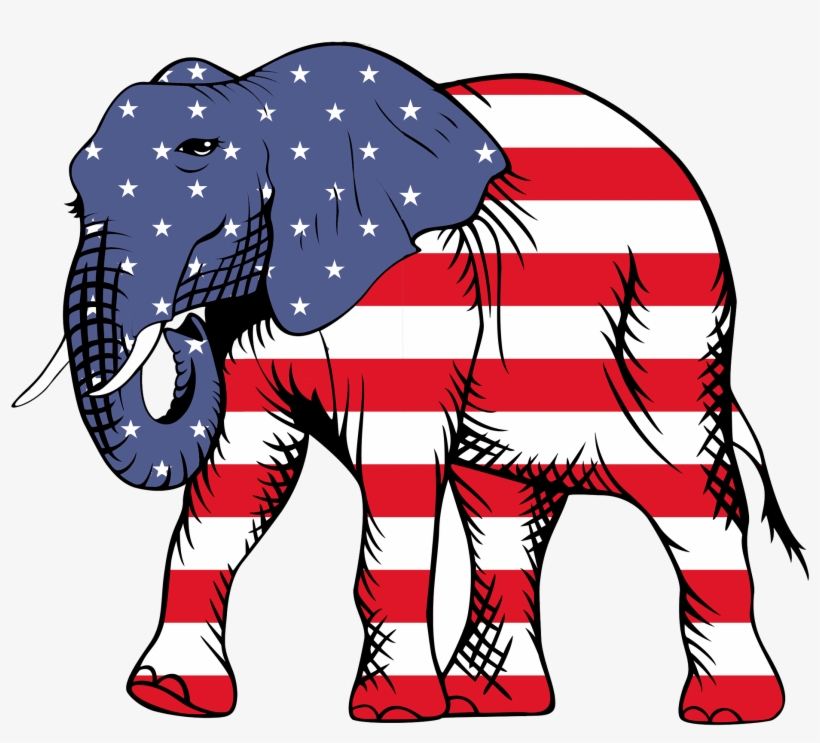 Elephant-964294 - Republican Party, transparent png
