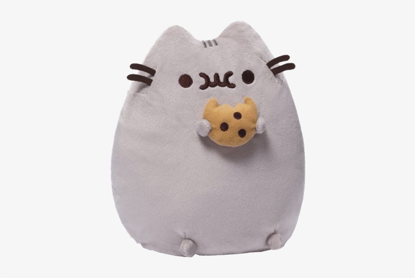 Pusheen With Cookie Plush, transparent png
