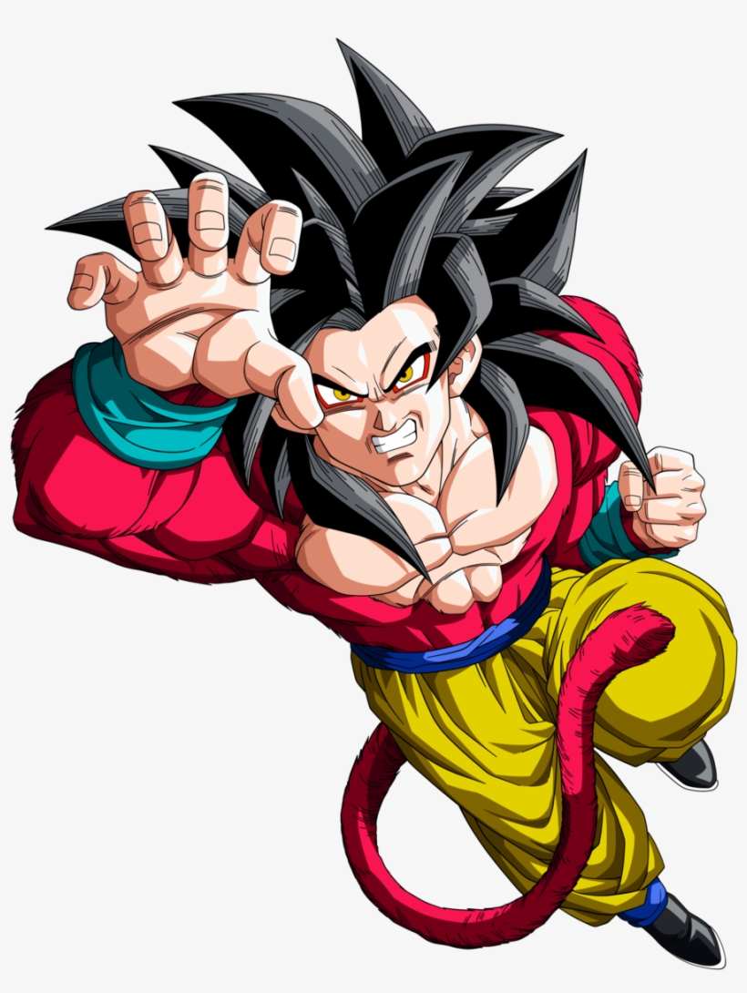 No Caption Provided - Sangoku Super Sayen 4, transparent png